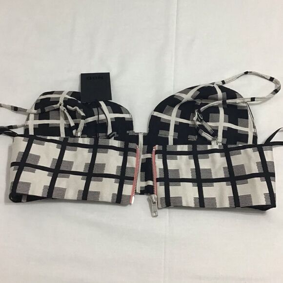 Revolve X NBD Gingham Bralette Crop Top New With Tag Size Medium - Picture 7 of 10